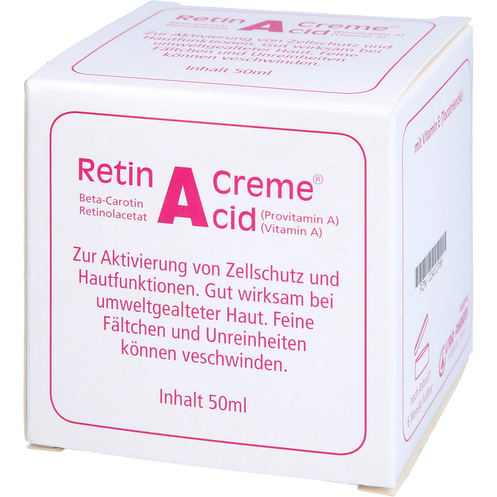 Retin A Cid Tiegel Creme gegen umweltbedingte Hautalterung, 50 ml Creme