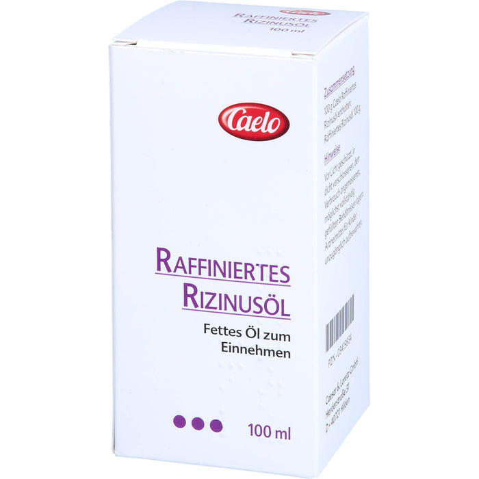 Caelo Raffiniertes Rizinussöl, 100 ml Huile