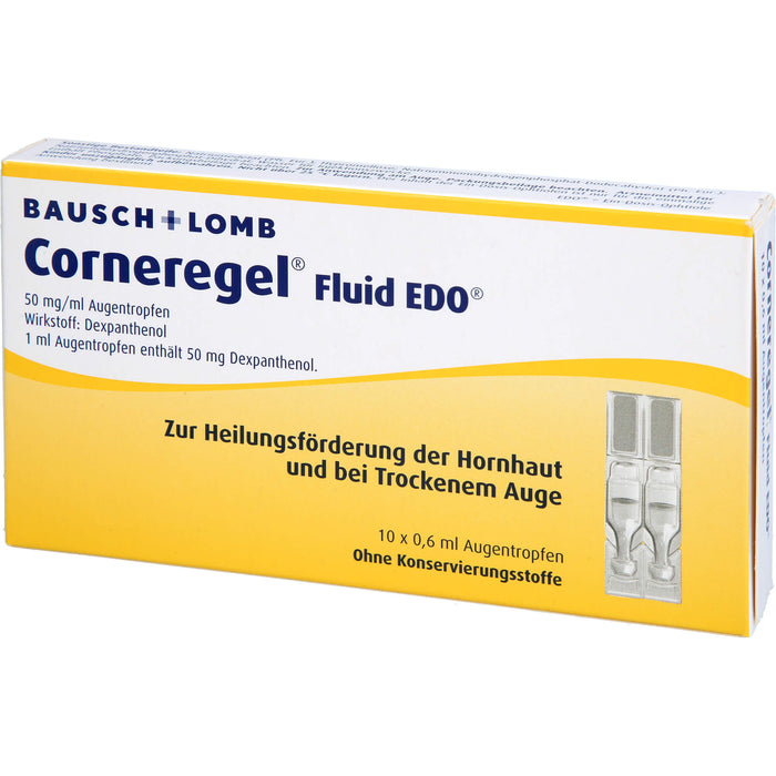 Corneregel Fluid EDO 50 mg/ml Augentropfen, 10 pc Pipettes à dose unique