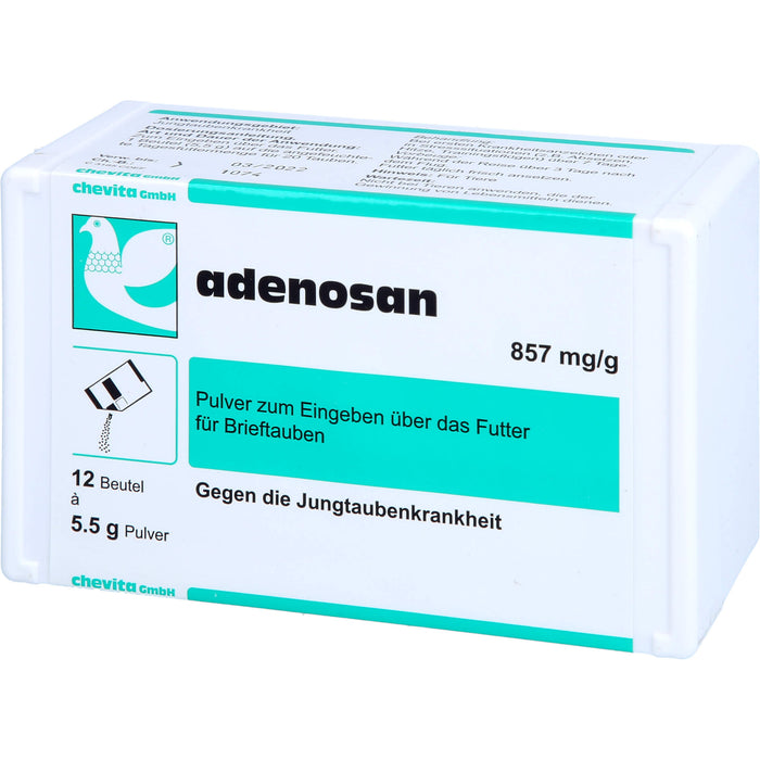 adenosan Pulver gegen die Jungtaubenkrankheit, 66 g Poudre