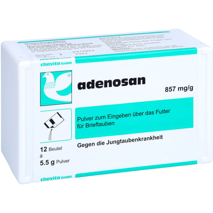 adenosan Pulver gegen die Jungtaubenkrankheit, 66 g Poudre