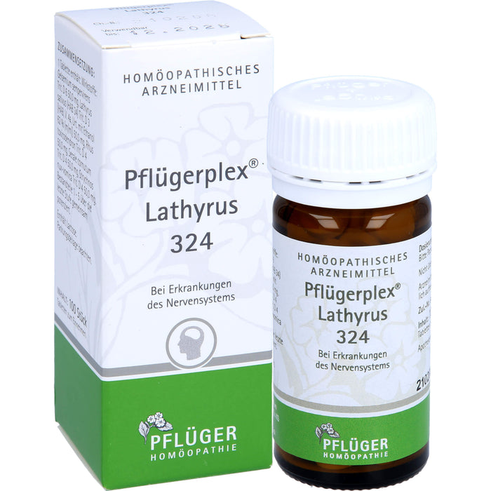 Pflügerplex Lathyrus 324 Tabletten bei Erkrankungen des Nervensystems, 100 pc Tablettes