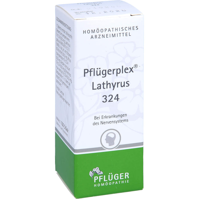 Pflügerplex Lathyrus 324 Tabletten bei Erkrankungen des Nervensystems, 100 pcs. Tablets