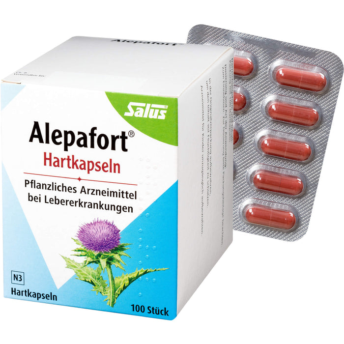 Salus Alepafort Kapseln bei Lebererkrankungen, 100 pc Capsules