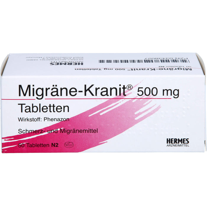 Migräne-Kranit 500 mg Tabletten, 50 pcs. Tablets