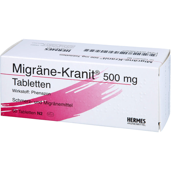 Migräne-Kranit 500 mg Tabletten, 50 St. Tabletten