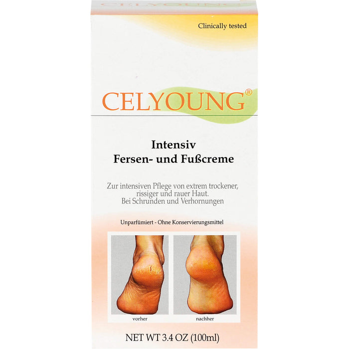 CELYOUNG Intensiv Fersen- und Fußcreme, 100 ml Crème