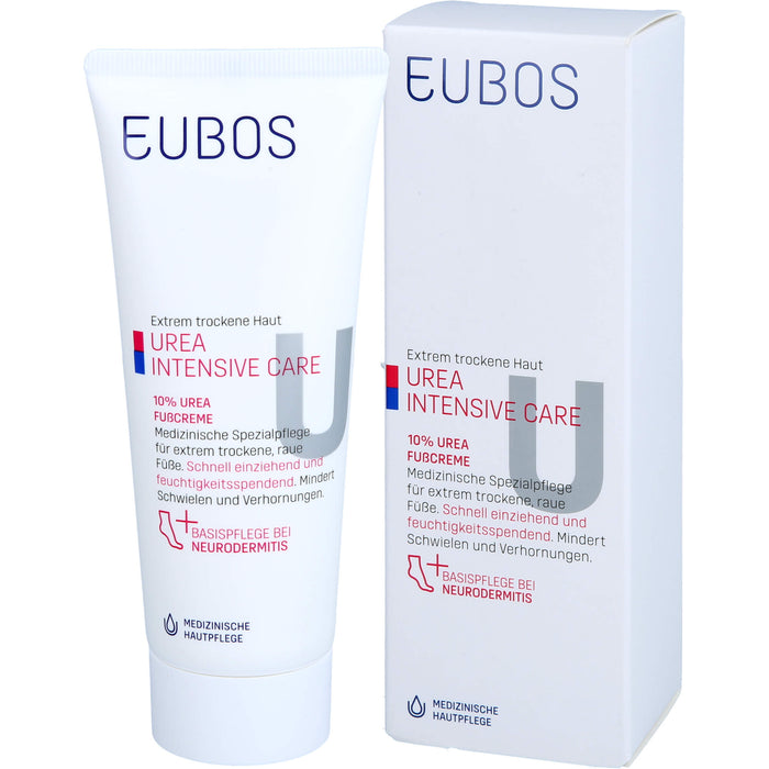 EUBOS Trockene Haut Urea 10% Fußcreme, 100 ml Crème