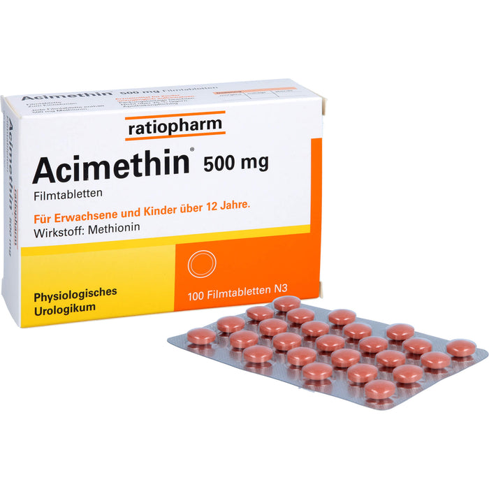 Acimethin 500 mg Filmtabletten physiologisches Urologikum, 100 St. Tabletten