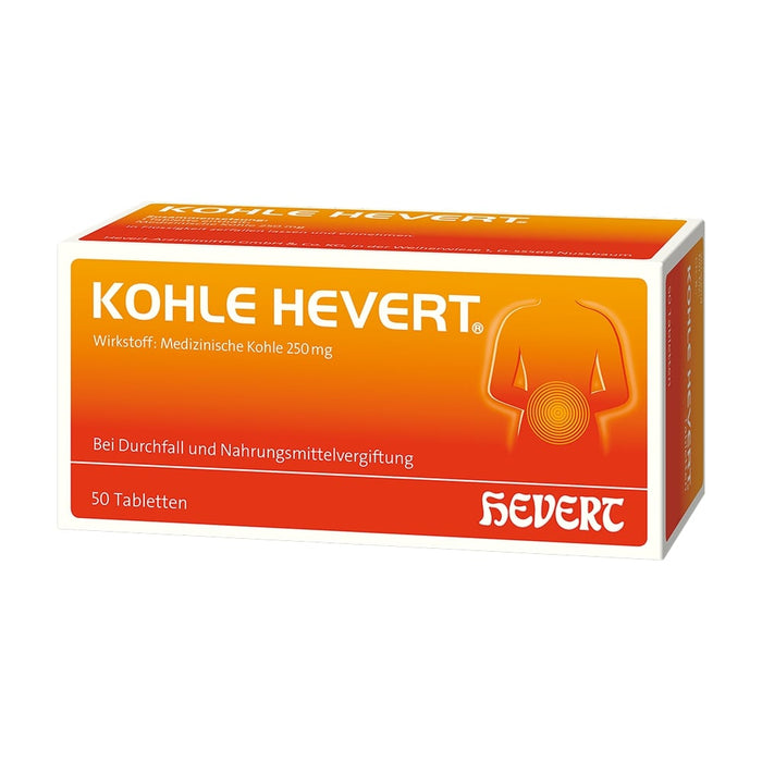 Kohle Hevert Tabletten, 50 pcs. Tablets