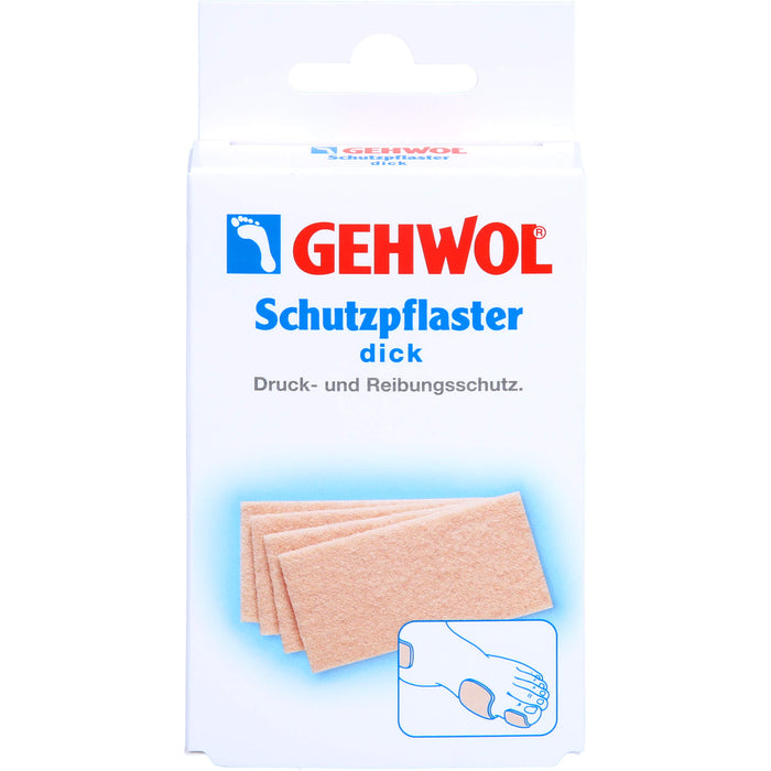 GEHWOL SCHUTZPFLASTER DICK, 4 pc Pansement