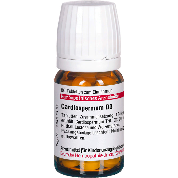 DHU Cardiospermum D3 Tabletten, 80 pcs. Tablets