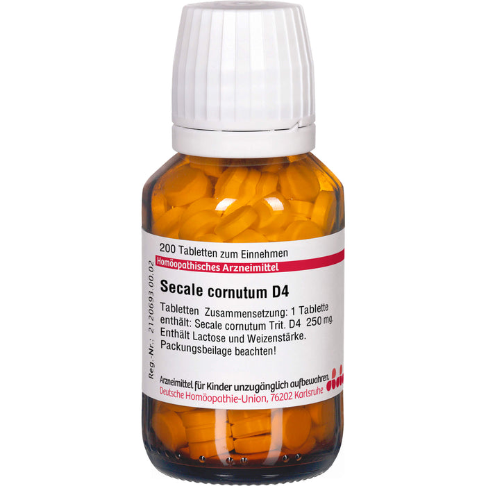 DHU Secale cornutum D4 Tabletten, 200 St. Tabletten