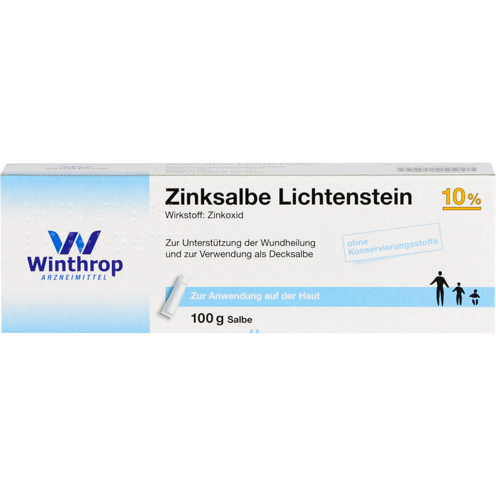 Zinksalbe Lichtenstein 10 %, 100 g Onguent