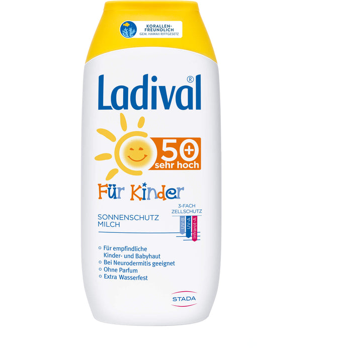 Ladival für Kinder LSF 50+ Sonnenschutz-Milch, 200 ml Crème