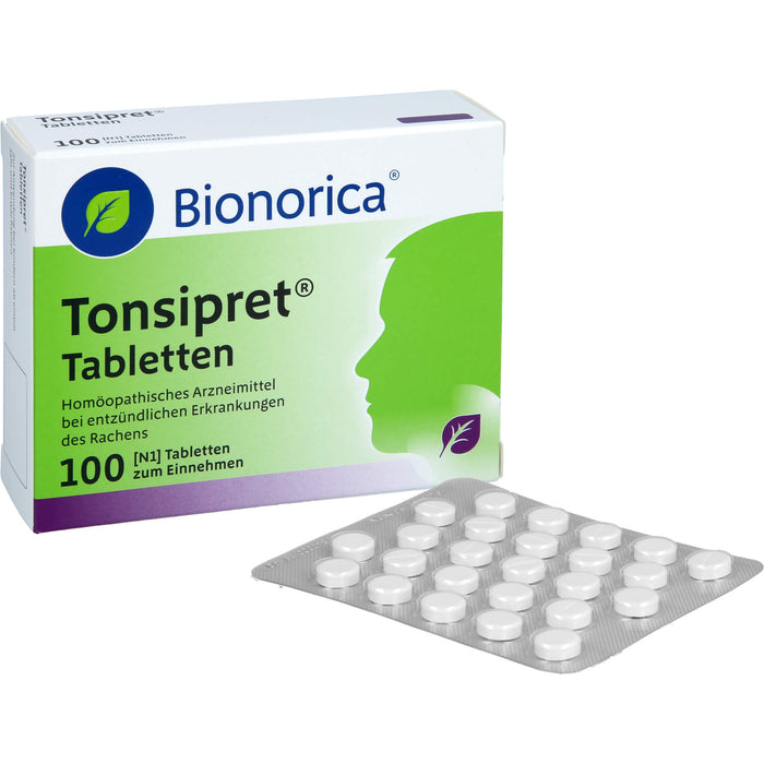 Tonsipret Tabletten bei entzündlichen Erkrankungen des Rachens, 100 pcs. Tablets