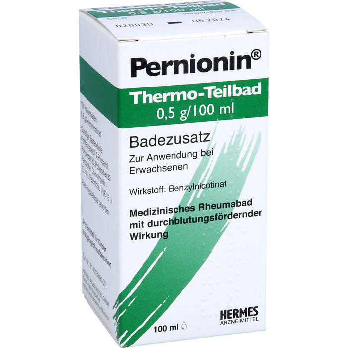 Pernionin Thermo-Teilbad medizinisches Rheumabad mit durchblutungsfördernder Wirkung, 100 ml Solution