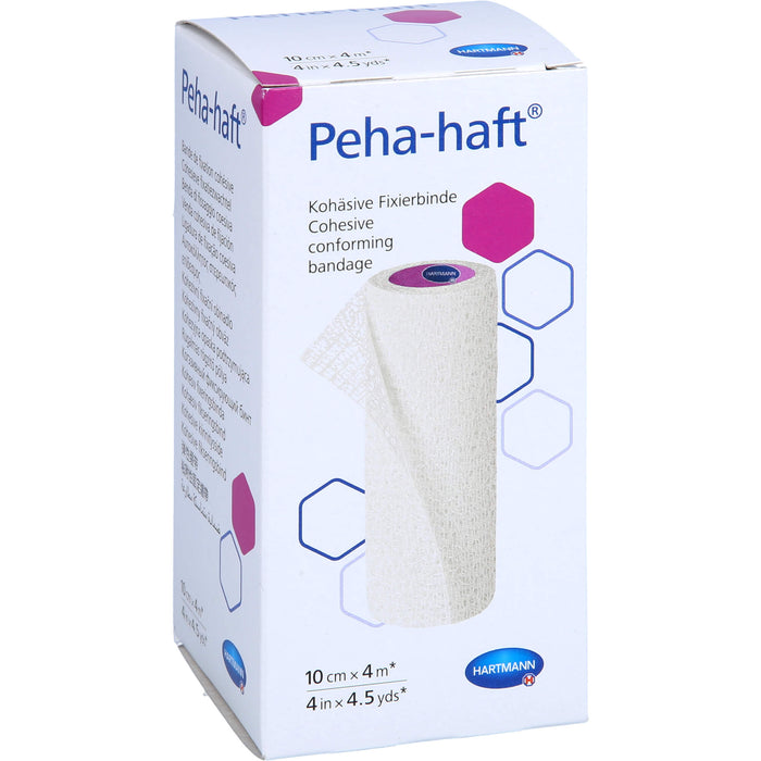 Peha-haft Latexfrei Fixierbinde 10 cm x 4 m, 1 pc Paquet