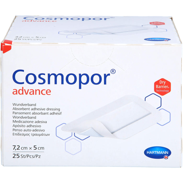 HARTMANN Cosmopor Advance Wundverband 7,2 x 5 cm, 25 pcs. Patch