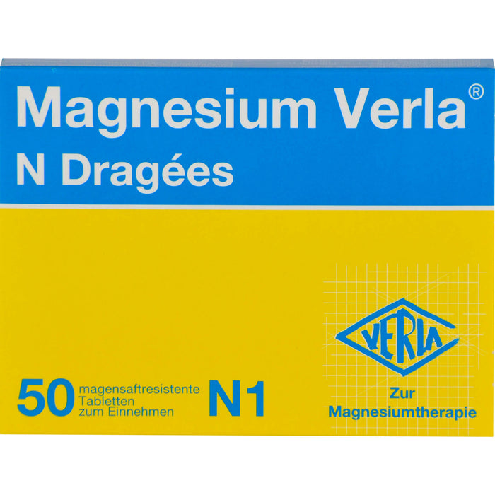 Magnesium Verla N Dragees, 50 pc Tablettes