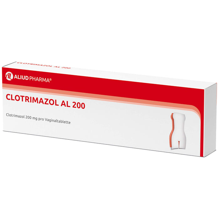 Clotrimazol AL 200 Vaginaltabletten, 3 pc Tablettes