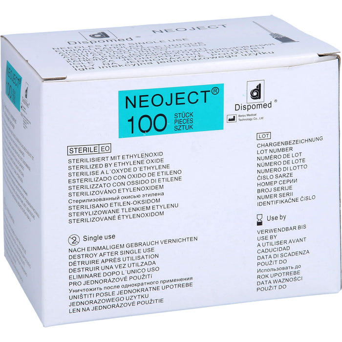 Kanülen Einmal Neoject Gr.1 0,9x40mm, 100 St KAN