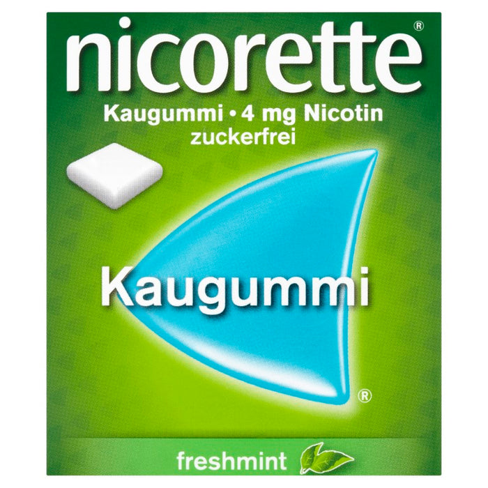 nicorette Kaugummi 4 mg Nicotin zuckerfrei freshmint für starke Raucher, 105 pcs. Chewing gum