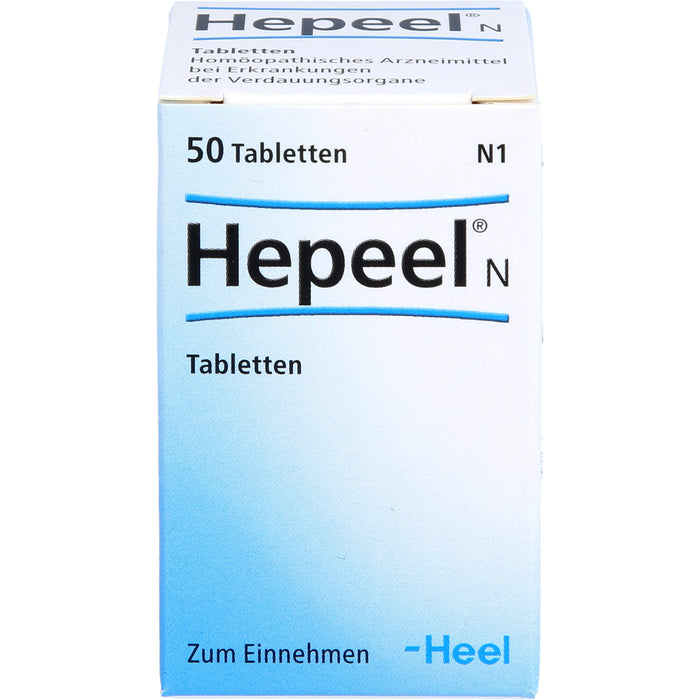 Hepeel N Tabletten bei Erkrankungen der Verdauungsorgane, 50 pc Tablettes