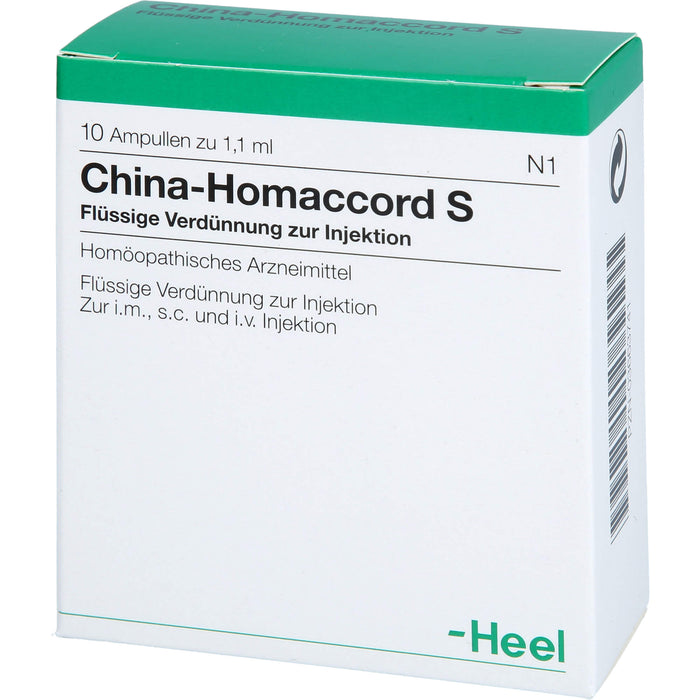 China-Homaccord S flüssige Verdünnung, 10 pcs. Ampoules