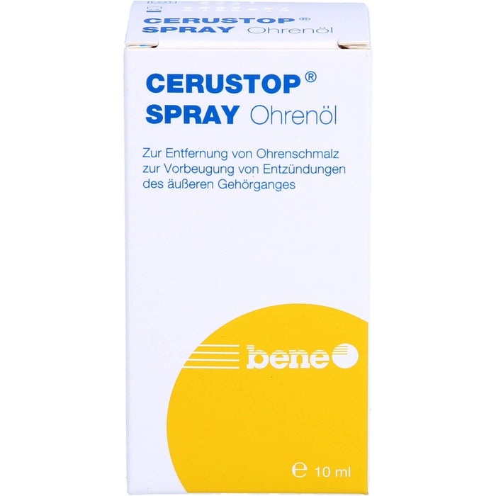 bene Cerustop Spray Ohrenöl, 10 ml Solution