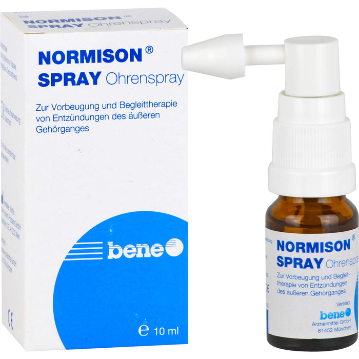 NORMISON Ohrenspray zur Vorbeugung von Entzündungen des äußeren Gehörgangs, 10 ml Solution