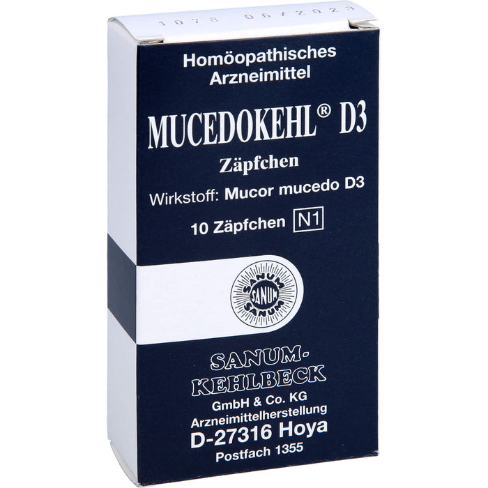 Mucedokehl D3 Supp., 10 pc Suppositoires