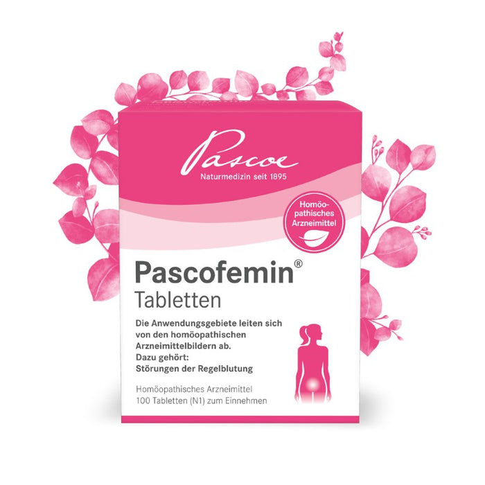 Pascofemin Tabletten bei Störungen der Regelblutung, 100 pc Tablettes