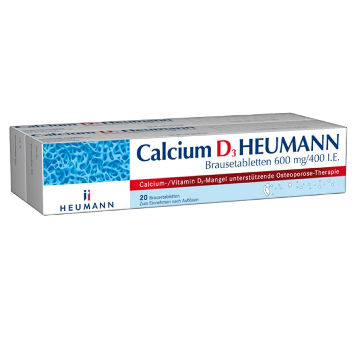 Heumann  Calcium D3 Brausetabletten, 40 pcs. Tablets