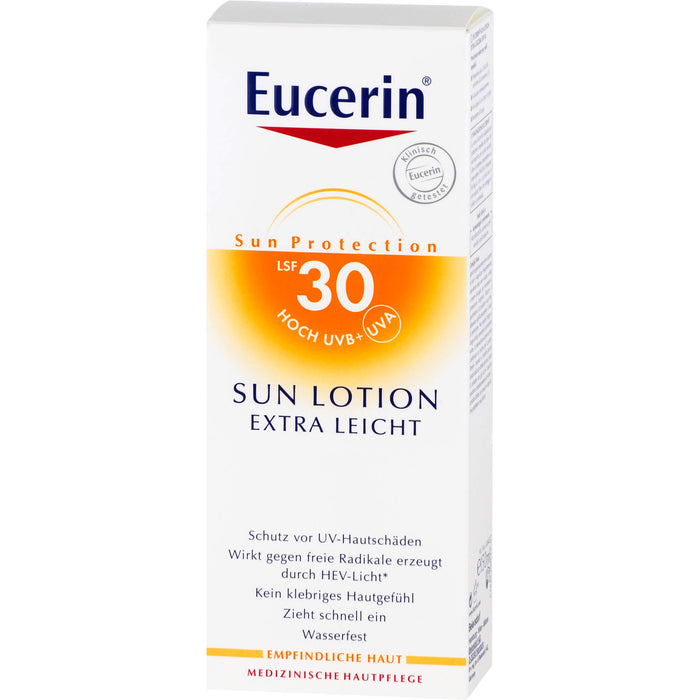 Eucerin Sensitive Protect Sun Lotion Extra Light LSF 30, 150 ml Lotion