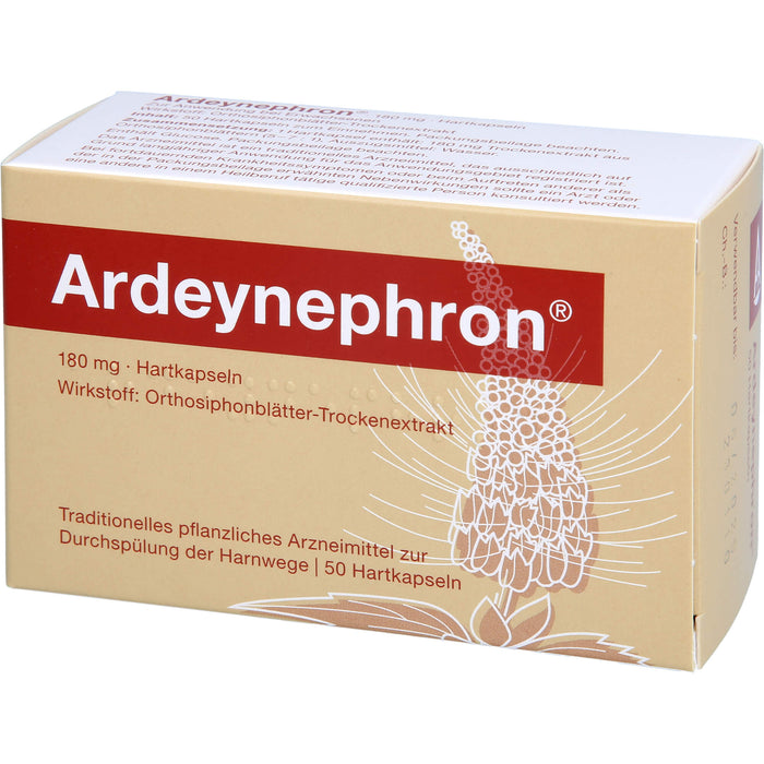 Ardeynephron 180 mg Hartkapseln zur Durchspülung der Harnwege, 50 pc Capsules