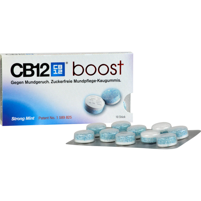 CB12 boost Mundpflege-Kaugummis, 10 pc Gomme à mâcher