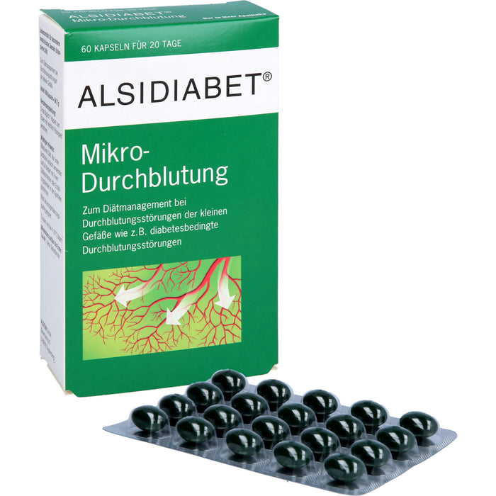 ALSIDIABET Mikro-Durchblutung Kapseln, 60 St. Kapseln