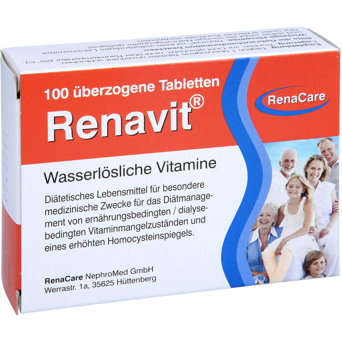 Renavit Tabletten wasserlösliche Vitamine, 100 pc Tablettes