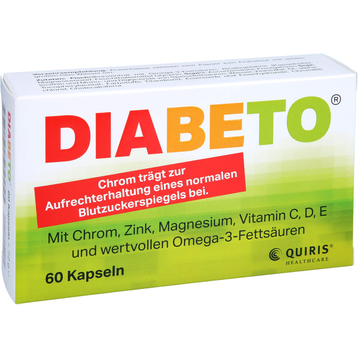 DIABETO Kapseln, 60 pc Capsules