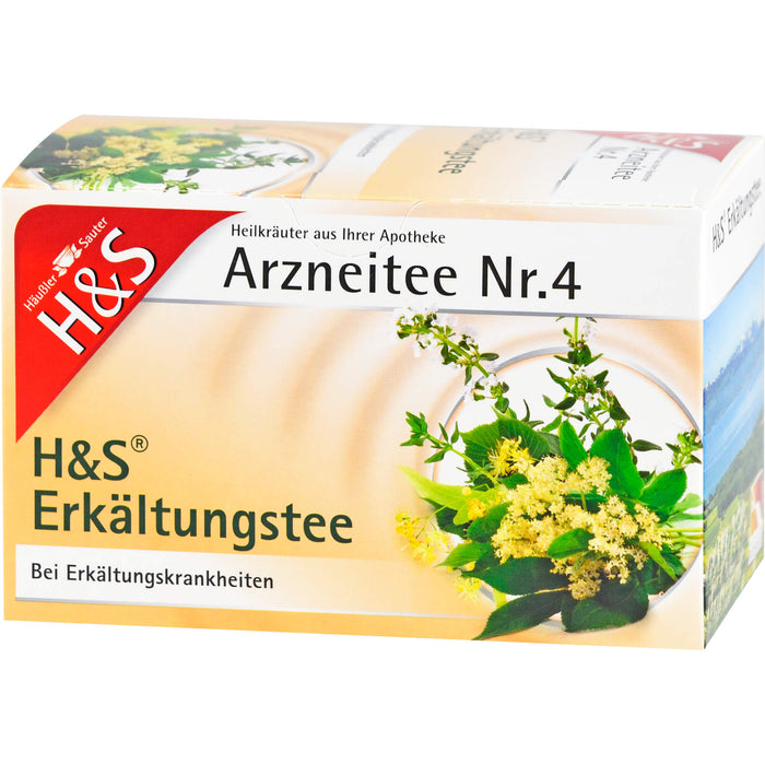 H&S Erkältungstee Arzneitee Nr. 4, 20 St. Filterbeutel