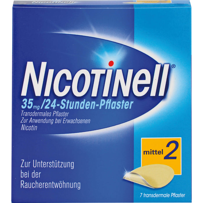 Nicotinell 14 mg/24-Stunden-Pflaster (bisher 35 mg) Stärke 2 (mittel), 7 pcs. Patch