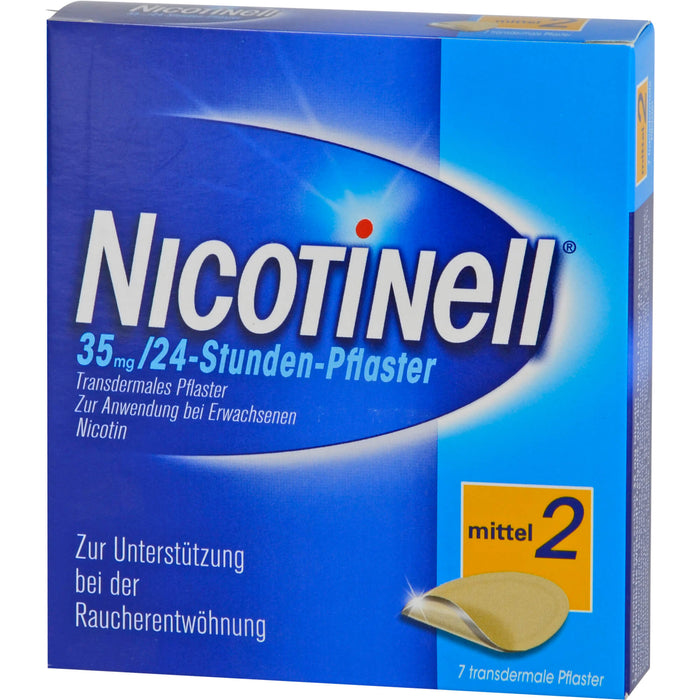 Nicotinell 14 mg/24-Stunden-Pflaster (bisher 35 mg) Stärke 2 (mittel), 7 St. Pflaster