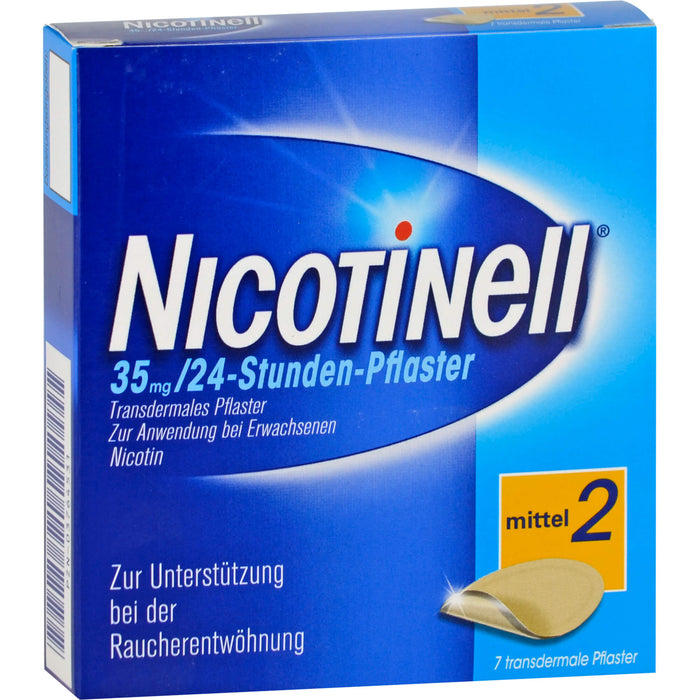 Nicotinell 14 mg/24-Stunden-Pflaster (bisher 35 mg) Stärke 2 (mittel), 7 pcs. Patch