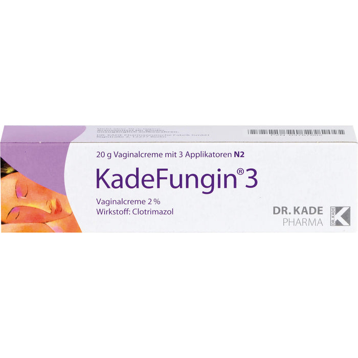 KadeFungin 3 Vaginalcreme, 20 g Crème