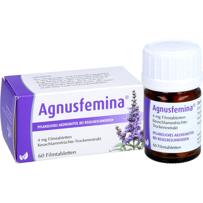 Agnusfemina 4 mg Filmtabletten bei Regelbeschwerden, 60 pc Tablettes