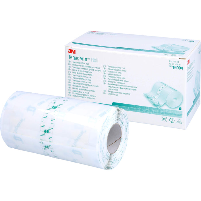 3M Tegaderm Roll 10 cm x 10 m Transparentverband unsteril, 1 St. Pflaster