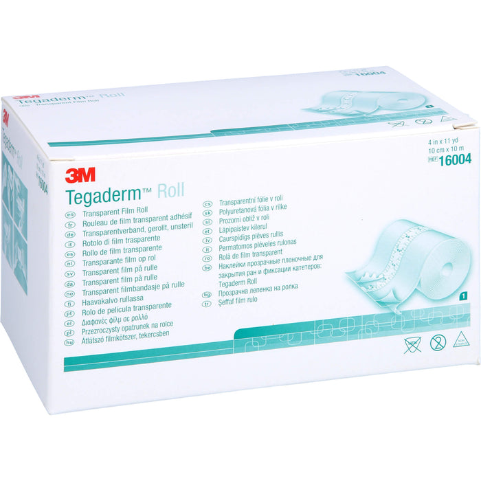 3M Tegaderm Roll 10 cm x 10 m Transparentverband unsteril, 1 St. Pflaster