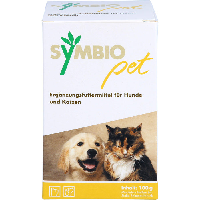 SymbioPet Pulver für Hunde und Katzen, 100 g Poudre