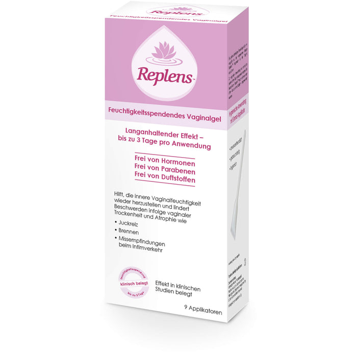 Replens feuchtigkeitspendendes Vaginalgel, 9 pcs. Gel